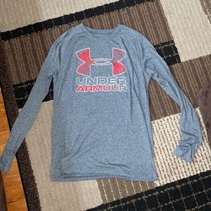 Youth XL under armour long sleeve heat gear tee